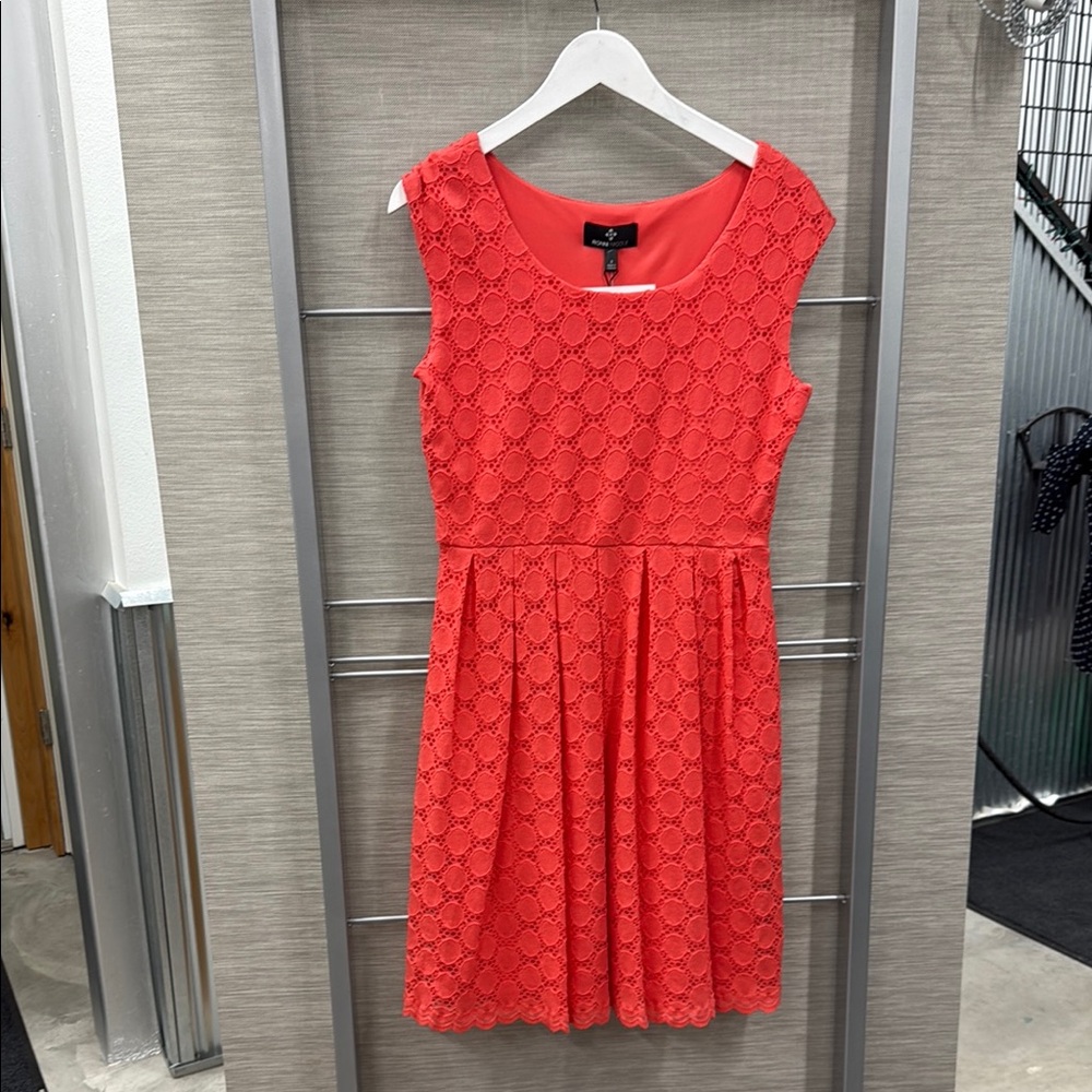 Ronni Nicole Red Lace Dress